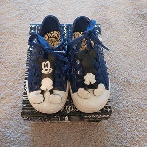 Mini Melissa Kids Sneakers - Navy and White